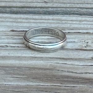 Vintage Esposito Sterling Band, Size 7